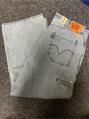 Levi’s Extra Baggy Vintage Wear Utility Jeans NWT Men’s 38x30 Light Wash by